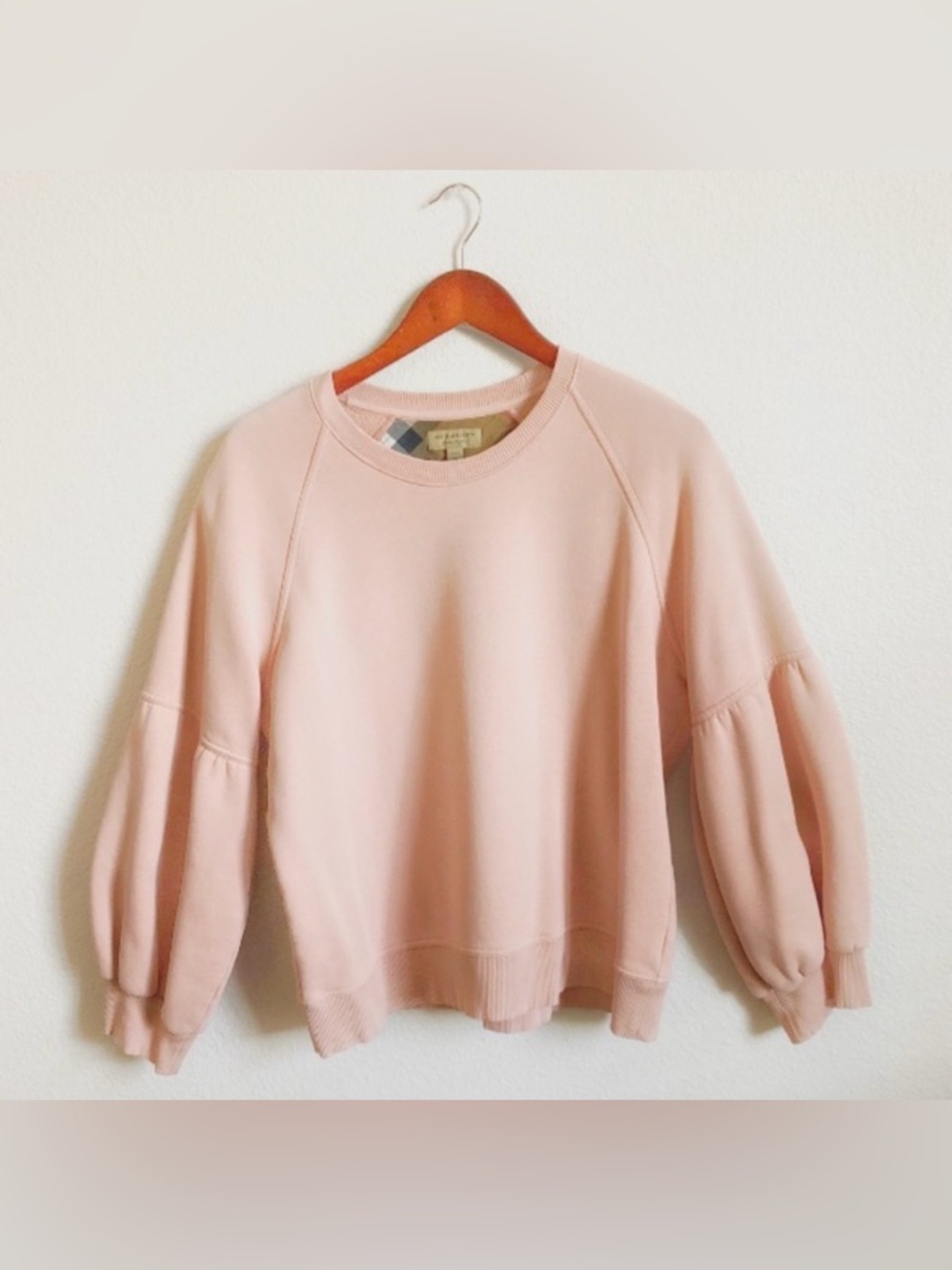 Burberry London England balloon sleeve crewneck sweatshirt - Picture 2 of 8